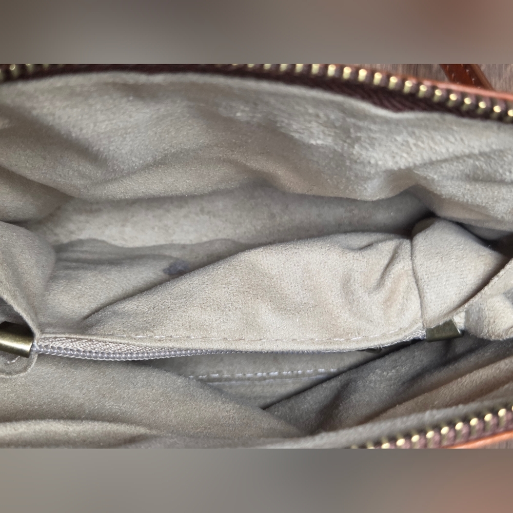 Pratesi Firenze Brown Leather Crossbody Bag - Picture 5 of 8